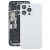 iPhone 15 Pro Max Glass Back Cover & Lens Cover - White