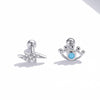 S925 Sterling Silver Eye Of Lightning Women Earrings