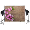 1.25m x 0.8m Wood Grain 3D Simulation Flower Branch Photography Background Cloth(MB20)