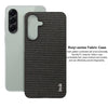 For Samsung Galaxy A56 5G imak Ruiyi Series Cloth Texture PU + PC Phone Case(Light Grey)