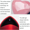 017015-20 Heart-shaped LED Light Ring Necklace Storage Box without Jewelry, Spec: Pendant(Red)