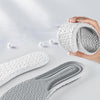 5pairs Super Soft High Elasticity Sports Insoles Summer Insoles, Size: 37(Grey)