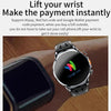 H18 Ultra-Thin Round Ball Screen 1.95 Inch Plug-In Phone Smart Watch 32G(Silver)