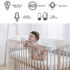 Wireless Baby Monitor with Two-Way Audio & Night Light (UK Plug)