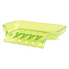 Colourful Suction Cup Drainage Soap Box(Green)