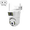 Dual Lens 2MP WiFi Security Camera Outdoor PTZ IP CCTV (EU Plug)