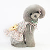 Dog & Cat Daisy Skirt, Breathable Cotton, Yellow, Size M