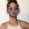 Anti-Fog Lip Language Face Shield For The Deaf And Mute Solid Color Printing Face Shield(Printing B)