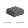 5x5x2.5cm Ring Holder Gray Jewelry Display Microfiber Jewelry Props Display Rack