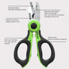 KomShine Stainless Steel Kevlar Serrated Fiber Optic Stripping Scissors(KS-K2)