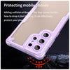 For Samsung Galaxy S22 Ultra 5G Armor Glaze PC Hybrid TPU Phone Case(Purple)