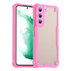 For Samsung Galaxy S22+ 5G Armor Glaze PC Hybrid TPU Phone Case(Pink)