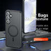 For Samsung Galaxy S24 FE 5G Armor MagSafe Precise Hole PC Hybrid TPU Phone Case(Frosted Black)