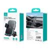 USAMS CD230 15W Accurate Aligment Wireless Charging Car Phone Holder with Suction Cup(Black)