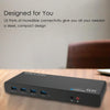 Wavlink UG69DK1 5K Type-C Dual Display USB 3.0 Video Gigabit Ethernet HDMI Docking Station, Plug:EU Plug