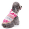 Christmas Snowflake Dog Sweater (Rose Red, M)