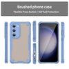 For Samsung Galaxy S23 5G Armor Glaze PC Hybrid TPU Phone Case(Blue)