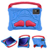 For Samsung Galaxy Tab S9 Boxing Series Kickstand EVA Shockproof Tablet Case with Shoulder Strap(Blue Red)
