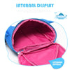 Kids Schoolbag Cartoon Dinosaur Kindergarten Backpack(Pink)