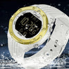 SANDA 6093 Waterproof Luminous Electronic Digital Watch(Army Green)