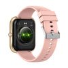 AK58 1.96 inch Screen Bluetooth Smart Watch, Silicone Band, Support Health Monitoring & 100+ Sports Modes(Gold)