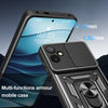For Samsung Galaxy M06 5G / F06 5G Sliding Camera Cover Design TPU+PC Phone Case(Green)