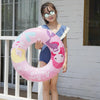 Cartoon Mermaid Pattern Thickened PVC Children Swimming Ring, Size:60