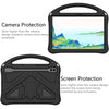 For Samgsung Galaxy Tab S10 FE 11 EVA Shockproof Tablet Case with Holder(Black)