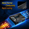 Ice Troll 5 COOLCOLD Portable Laptop Cooling Fan Air Cooler Speed Adjustable High Performance Notebook Fan Cooler Controller(Black)