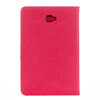 For Galaxy Tab A 10.1 (2016) / P580 Butterflies Love Flowers Embossing Horizontal Flip Leather Case with Holder & Card Slots & Wallet(Magenta)