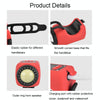 2 In 1 Bicycle Rechargeable Waterproof High Decibel Bell with Highlight Light(Black)