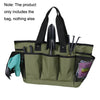 Outdoor Portable Oxford Fabric Gardening Tool Bag Garden Pruning Tool Storage Bag(ArmyGreen)