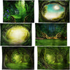 Dream Forest Series Party Banquet Decoration Tapestry Photography Background Cloth, Size: 100x75cm(K)