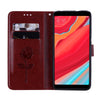 Rose Embossed Horizontal Flip Environmental PU Leather Case for Xiaomi Redmi S2, with Holder & Card Slots & Wallet (Brown)