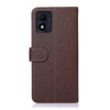 For Alcatel 1B 2022 KHAZNEH Litchi Texture Leather RFID Phone Case(Brown)