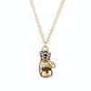 Punk Retro Mini Boxing Glove Necklace(gold)