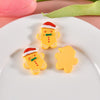 10pcs Christmas Mobile Phone Case Refrigerator Magnet Resin Accessories DIY Material, Style:  Christmas Hat