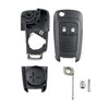 Opel 2 Button Flip Car Key Case Replacement Shell