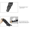 Leg Stocking Clips Anti-Drop Leg Loop Garters, Color: Black Single Head Gourd Clip