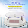 12cm Solar Rotating Display Stand Props Turntable(White)