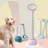 Foldable Poop Scooper with Bags, 48cm Purple - Dog Pooper Picker