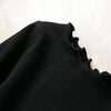 Autumn Girls Star Pattern Lace Sequins Long Sleeve Tutu Dress, Kid Size:140cm(Black)