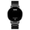 SKMEI 1550 Simple and Stylish LED Touch Screen Men  Watch Waterproof Stainless Steel With Electronic Watch(Black)