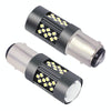 1 Pair 1157 12V 7W Strobe Car LED Fog Light(Red Light)