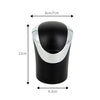 N10 Mini Car Loaded Ashtray With Lamp And Cover Car Supplies(Silver)