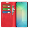 For Samsung Galaxy S25 5G Retro-skin Magnetic Suction Leather Phone Case(Red)