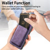 For Samsung Galaxy S25+ 5G Retro Leather Card Bag Magnetic Phone Case(Purple)