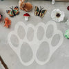 Acrylic Easter Bunny Footprint Template, Style:Dual Footprint