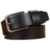 Dandali 120cm Men Rubberized Pin Buckle Belt Casual Vintage Waistband, Model: Style 5(Black)