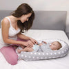 Baby Nest Bed Crib Portable Removable and Washable Crib Travel Bed Cotton Cradle for Children Infant Kids(BY-2051)